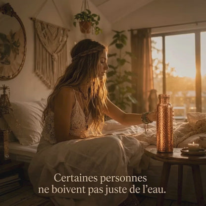 Gourde en Cuivre – Cuvyra™ | L’Eau Purifiée Naturellement, Sans Plastique